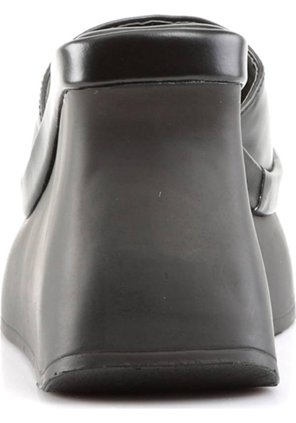 DEMONIA PACE-01 [Black] | PLATFORMS [PREORDER] - SANDALS - Detail 3