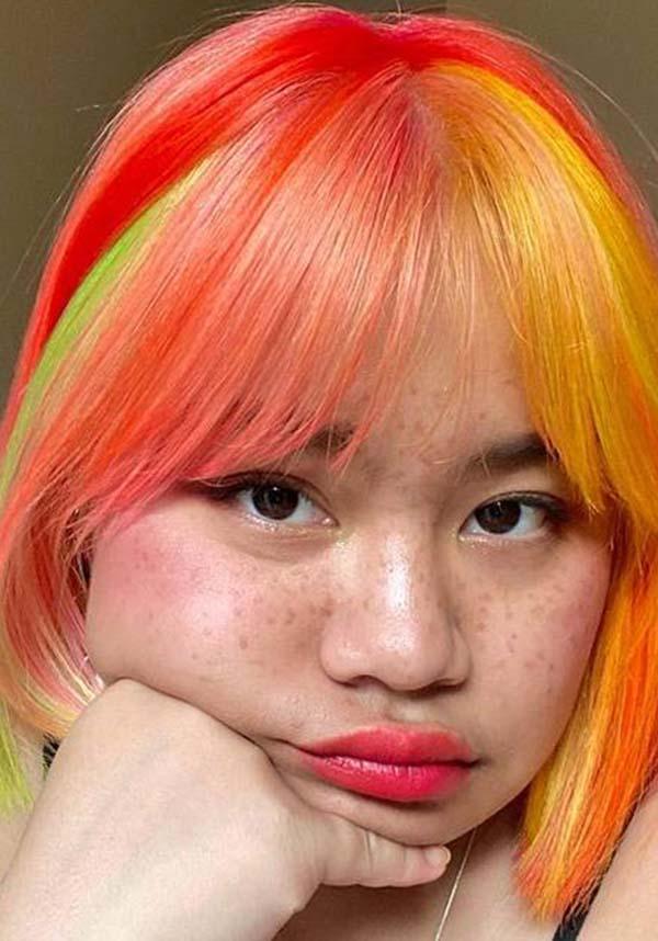 Crazy Color Peachy Coral - Close Up