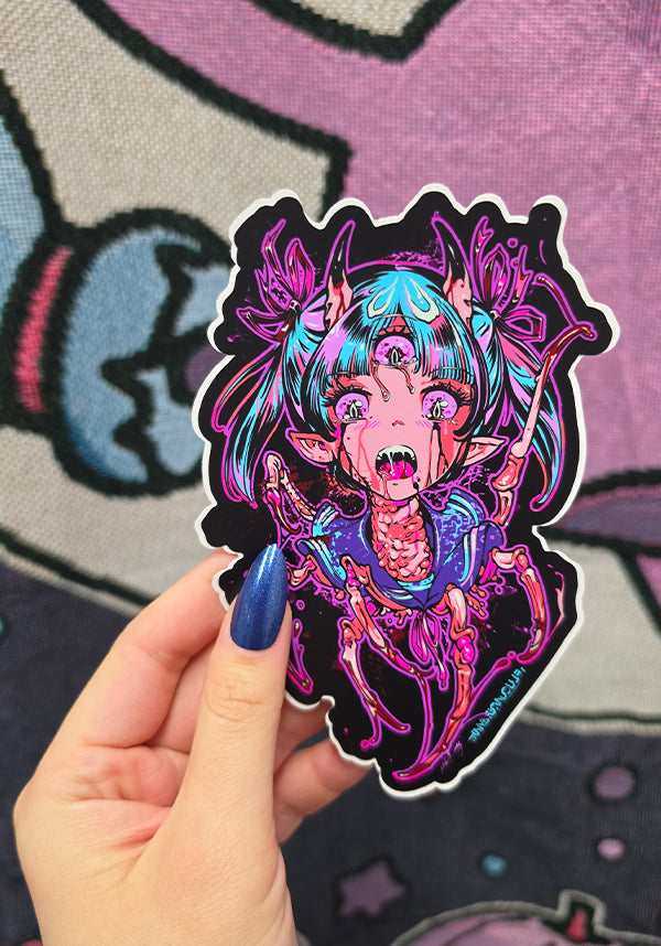 Phage-Chan [Black] | STICKER