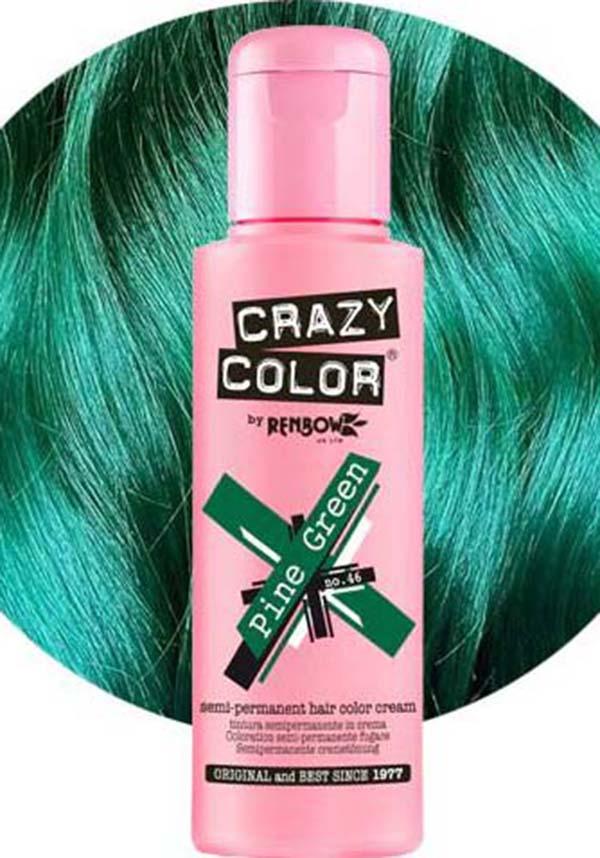 Crazy Color Pine Green - Front View