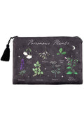 GOTHIC GIFTS Poisonous Plants | MAKEUP BAG - Front