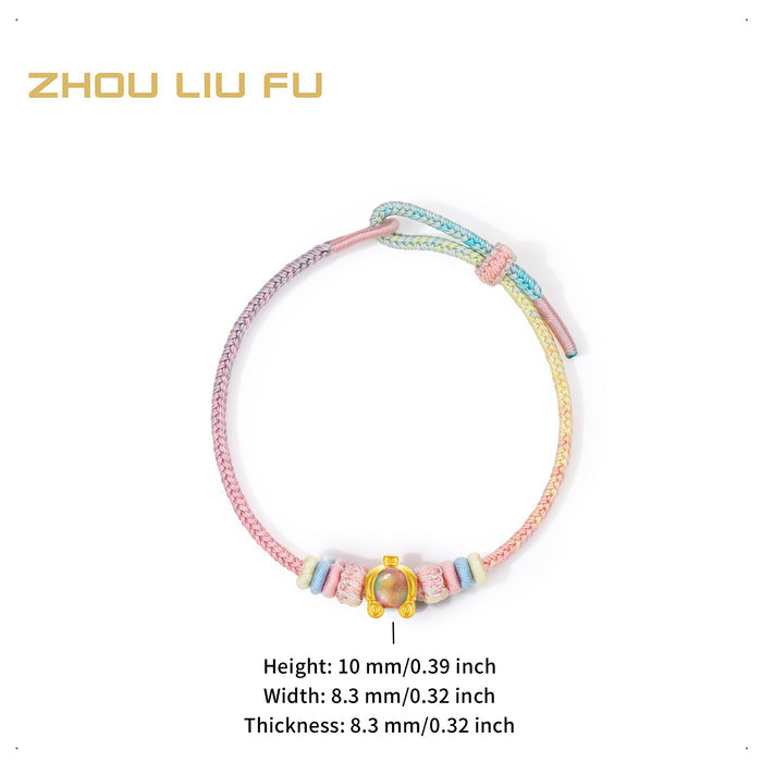 "Pop wu~" 24K Gold Charm Bracelet  0.4-0.6g A1615618
