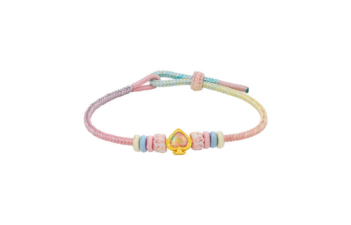 "Pop wu~" 24K Gold Charm Bracelet  0.4-0.6g A1615761