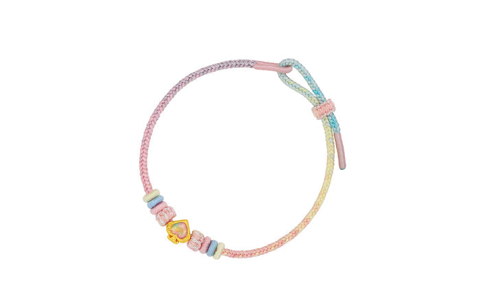 "Pop wu~" 24K Gold Charm Bracelet  0.4-0.6g A1615761