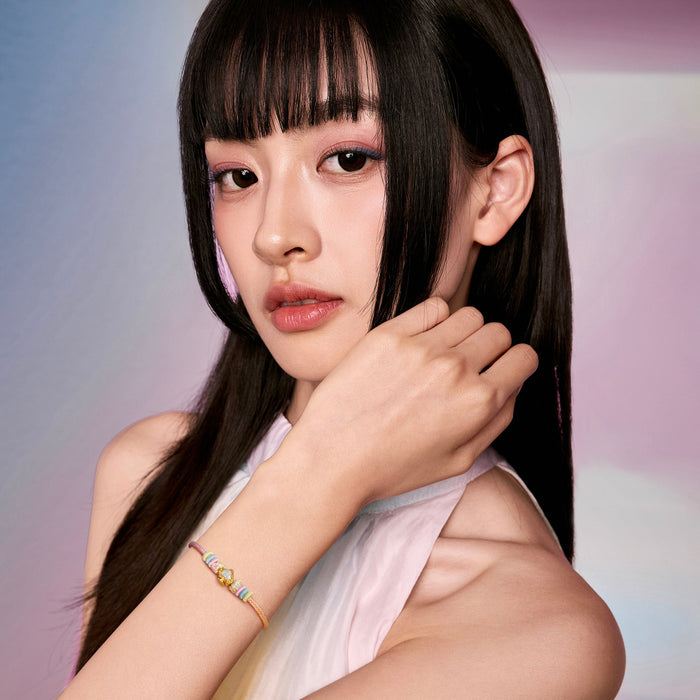 "Pop wu~" 24K Gold Charm Bracelet  0.4-0.6g A1615761