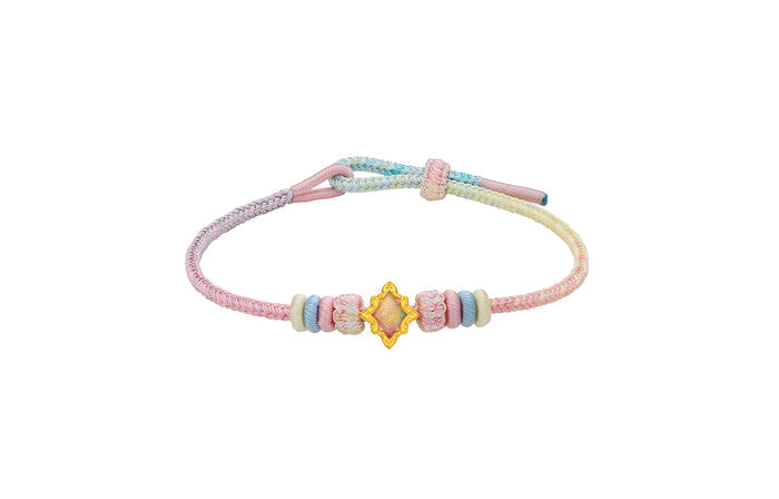 "Pop wu~" 24K Gold Charm Bracelet  0.4-0.6g A1615763