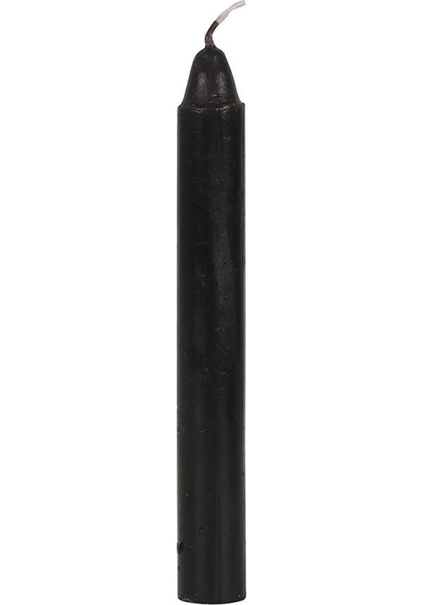 Magic Spell Candles Protection [Black] - Back View