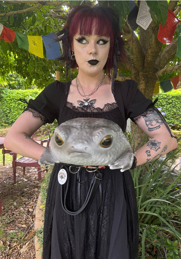 Windy Willow Rain Frog [Grey] - Back View