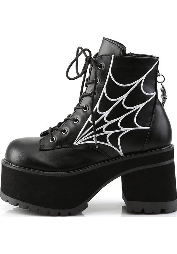 DEMONIA RANGER-105 [Black] | PLATFORM BOOTS [PREORDER] - BOOTS - Detail 2