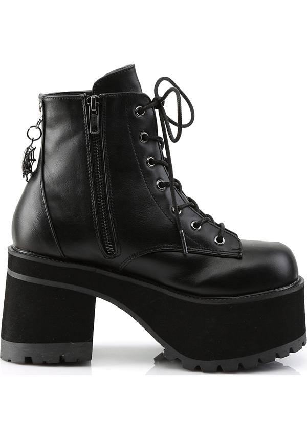 DEMONIA RANGER-105 [Black] | PLATFORM BOOTS [PREORDER] - BOOTS - Detail 4