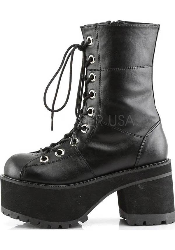 DEMONIA RANGER-301 [Black] | PLATFORM BOOTS [PREORDER] - BOOTS - Detail 3