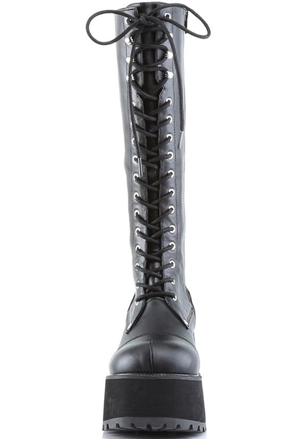 DEMONIA RANGER-302 [Black] | BOOTS [PREORDER] - BOOTS - Back View