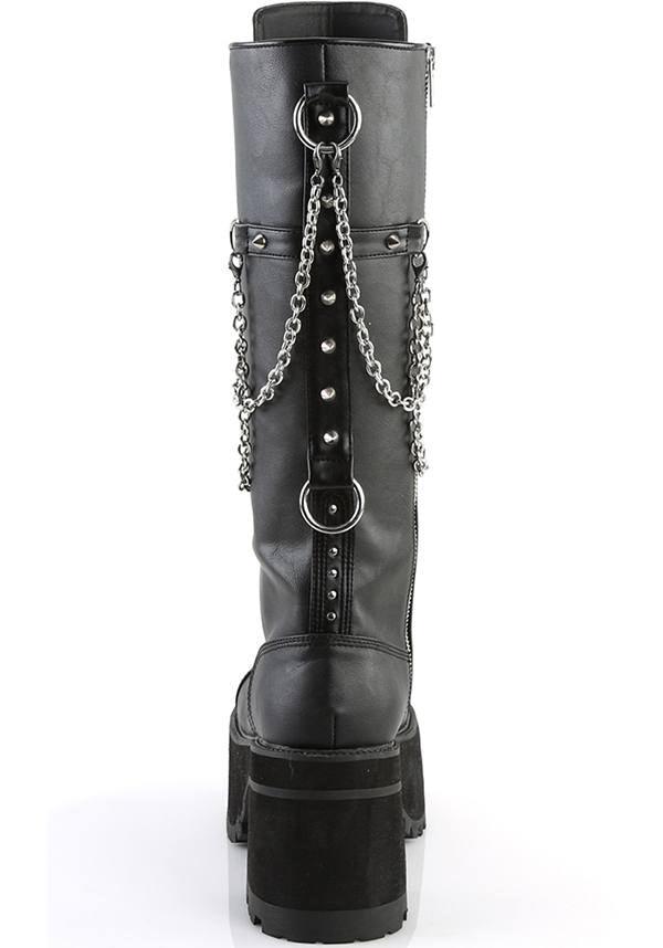 DEMONIA RANGER-303 [Black] | PLATFORM BOOTS [PREORDER] - BOOTS - Detail 3