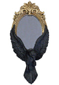 ALCHEMY GOTHIC Raven's Gaze | HAND MIRROR - Front