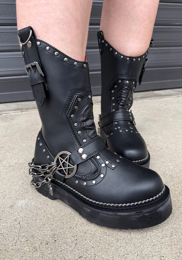 REBEL-56 [Black] | BOOTS [PREORDER]