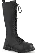 DEMONIA RIOT-20 [Black] | BOOTS [PREORDER] - BOOTS - Front View