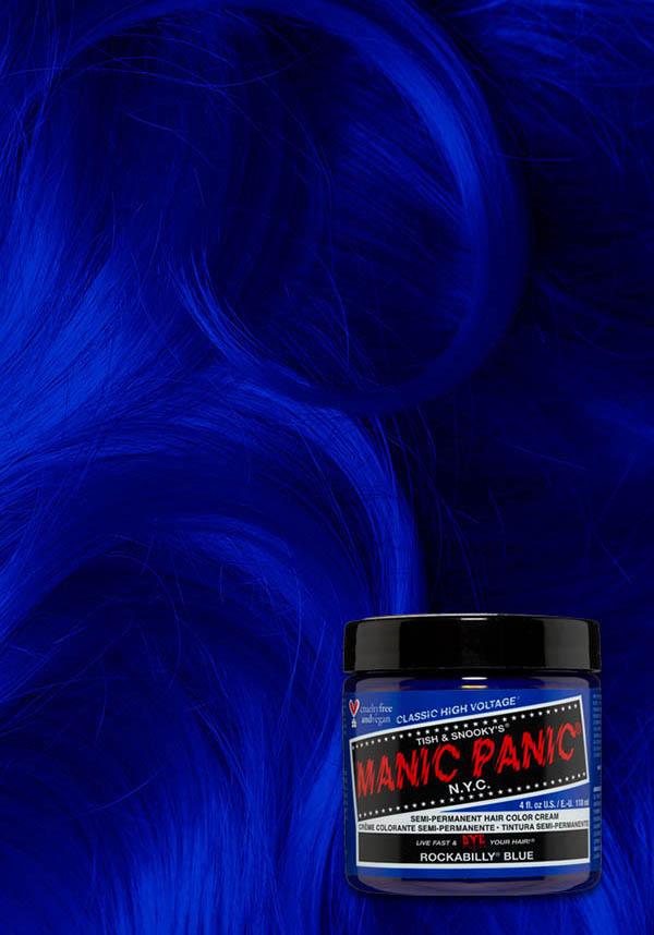 MANIC PANIC Rockabilly Blue | CLASSIC COLOUR - Front