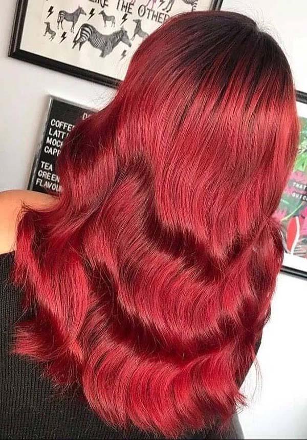 Crazy Color Ruby Rouge - Back View
