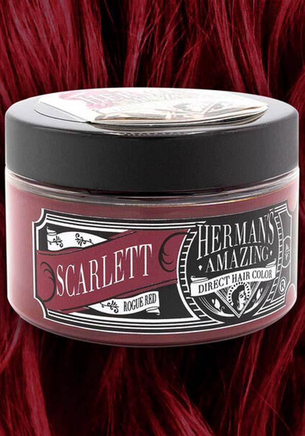 Hermans Hair Scarlett Rogue Red - Back View