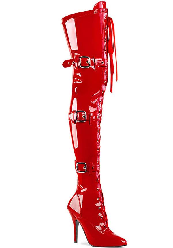 Pleaser SEDUCE-3028 [Red] - Front View