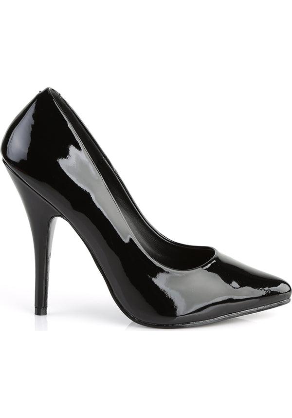 Pleaser SEDUCE-420 [Black Patent] - Detail View