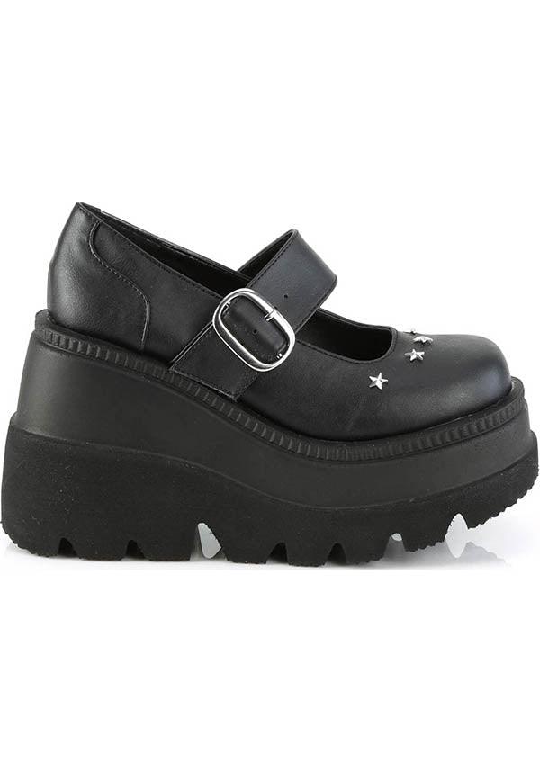 DEMONIA SHAKER-23 [Black] | PLATFORMS [PREORDER] - FLATS - Detail 4