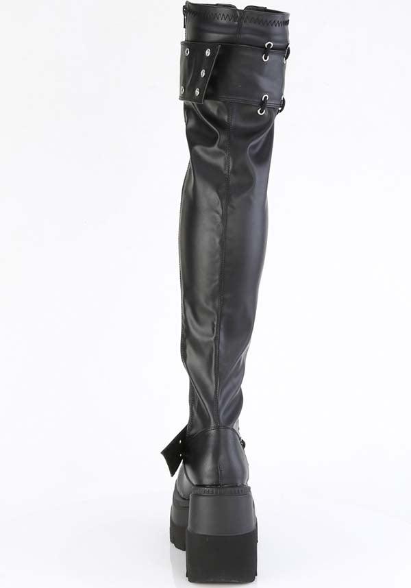 DEMONIA SHAKER-325 [Black] | PLATFORM BOOTS [PREORDER] - BOOTS - Detail 3