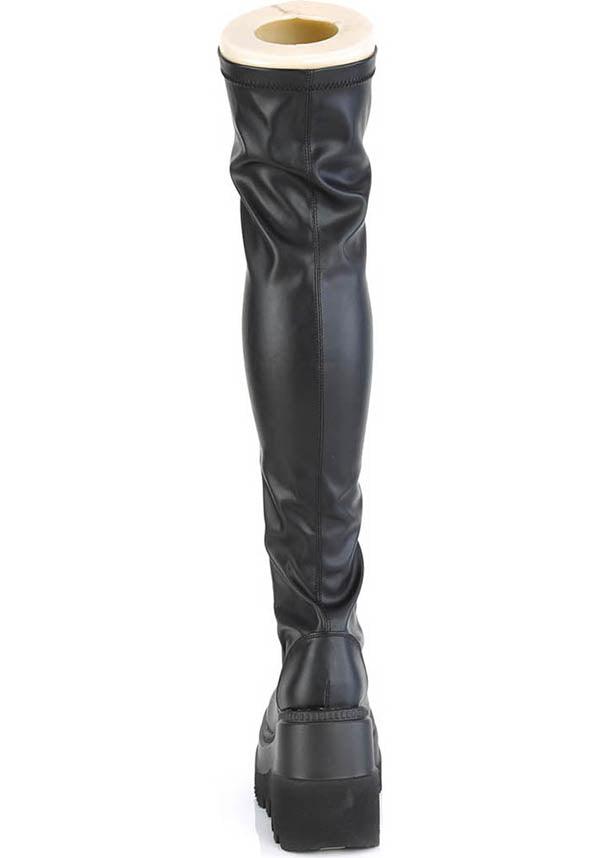 DEMONIA SHAKER-374 [Black] | PLATFORM BOOTS [PREORDER] - BOOTS - Detail 4