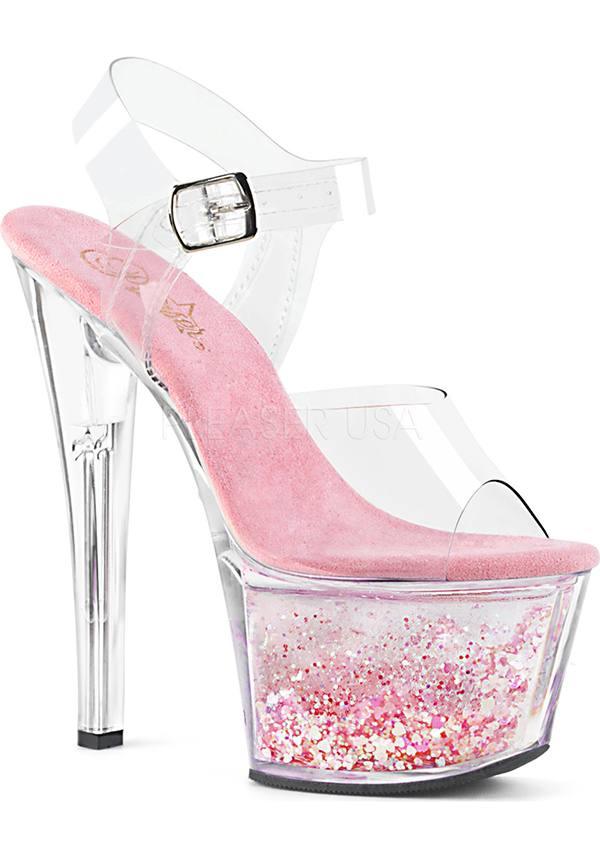 Pleaser SKY-308WHG [Baby Pink Glitter] - Product Image