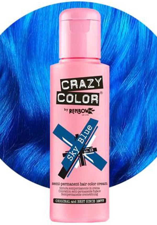 Crazy Color Sky Blue - Front View