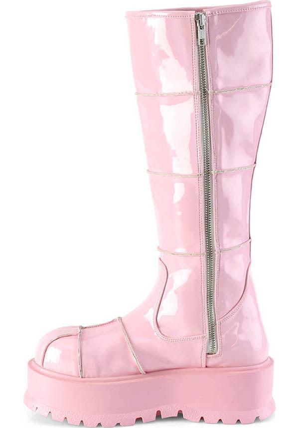 DEMONIA SLACKER-230 [Pink Holo] | BOOTS [PREORDER] - BOOTS - Detail 2