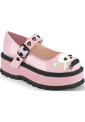 DEMONIA SLACKER-27 [Baby Pink] | FLATS [PREORDER] - FLATS - Front View