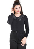 Hell Bunny Spider [Black] - Front View