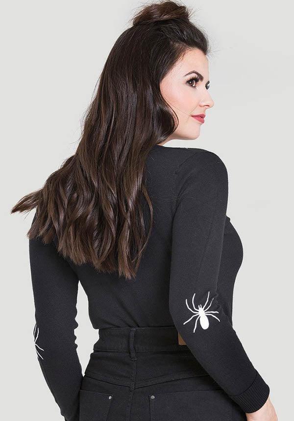 Hell Bunny Spider [Black] - Back View