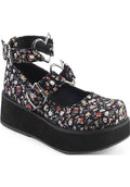 DEMONIA SPRITE-02 [Floral] | PLATFORMS [PREORDER] - FLATS - Front View