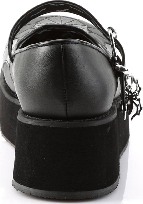 DEMONIA SPRITE-05 [Black] | PLATFORMS [PREORDER] - FLATS - Detail 3