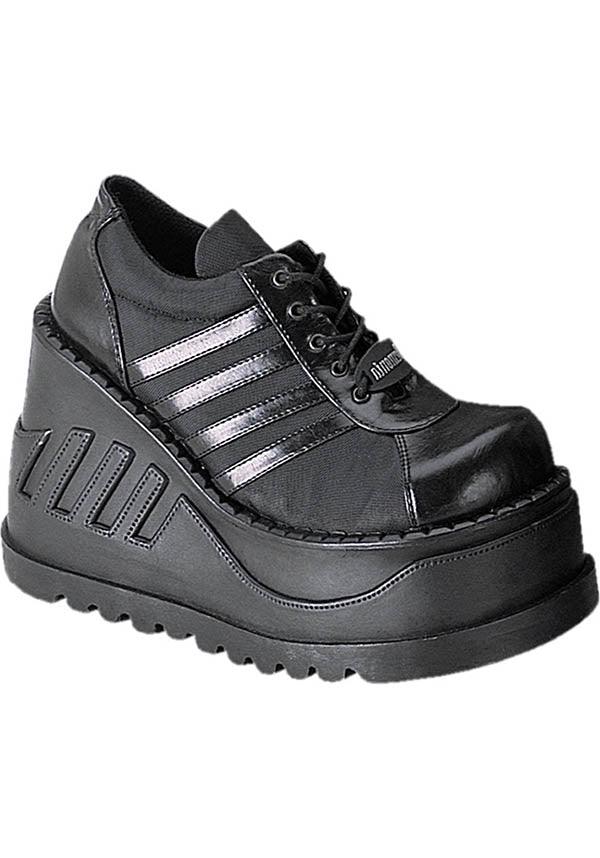 Demonia STOMP-08 [Black] - Front View