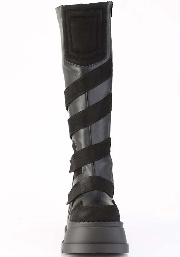 Demonia STOMP-228 [Black] - Back View