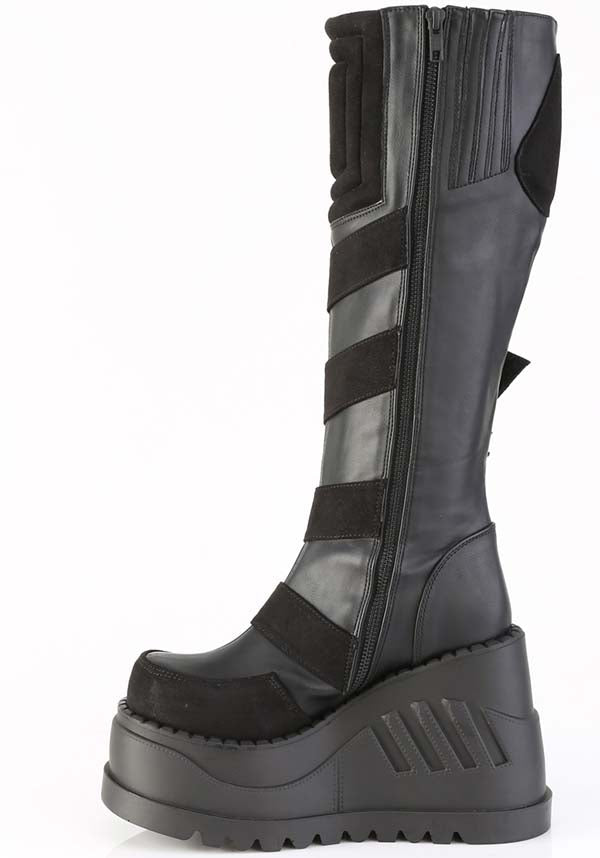 Demonia STOMP-228 [Black] - Detail View
