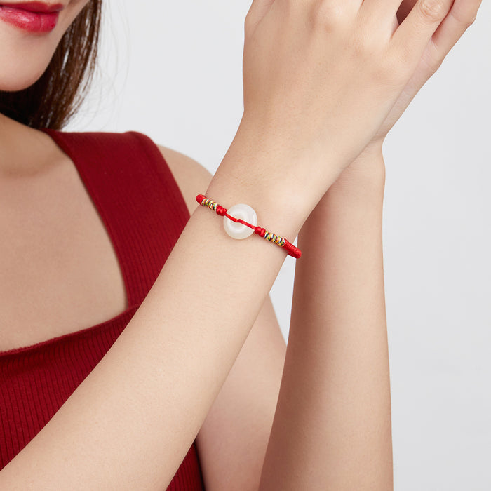 String Bracelet 16*16mm Peace Buckle Y178924