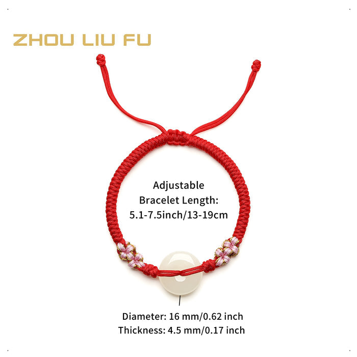 String Bracelet 16*16mm Peace Buckle Y178926