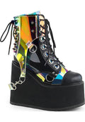 Demonia SWING-115 [Black/ Clear Hologram] - Front View