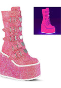 Demonia SWING-230G [Pink Glitter] - Front View