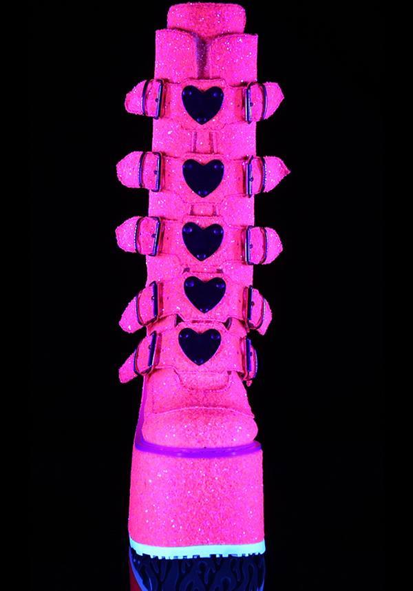Demonia SWING-230G [Pink Glitter] - Back View