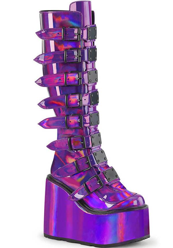 Demonia SWING-815 [Purple Pat] - Front View