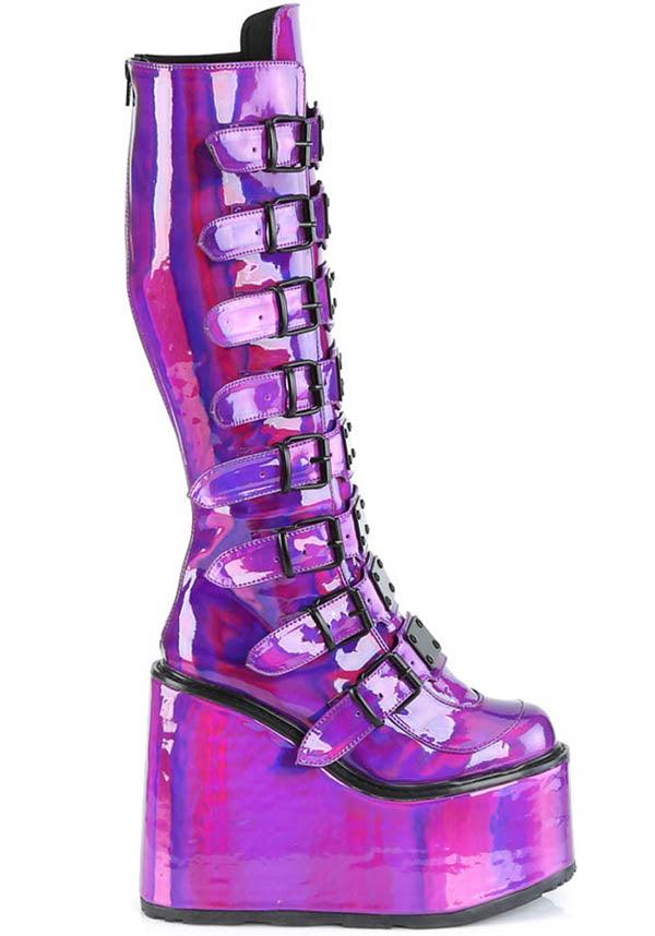 Demonia SWING-815 [Purple Pat] - Detail View
