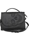 Tenebris [Black] | SHOULDER BAG^ - Beserk - accessories, all, backorder, bag, banned apparel, big bag, black, clickfrenzy15-2023, discountapp, fp, goth, gothic, gothic accessories, gothic bag, halloween bag, hand bag, handbag, handbags and purses, labelvegan, ladies accessories, mens, mens accessories, messenger bag, sep20, skull, skulls, vegan