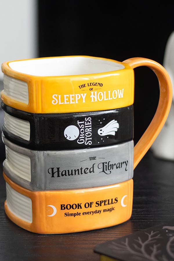 The Haunted Library Book Stack | MUG
