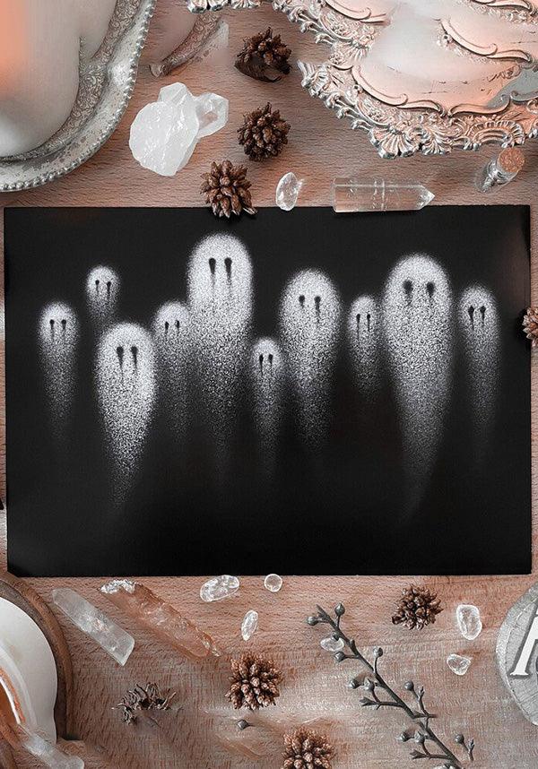 The Visitors [A5] | PRINT - Beserk - all, all ladies, art, art print, artist, black, clickfrenzy15-2023, discountapp, fp, ghost, ghostsofoctober, gift, gift idea, gift ideas, gifts, GO00014, goth, goth homeware, gothic, gothic gifts, gothic homeware, gothic homewares, halloween, halloween homeware, halloween homewares, home, homeware, homewares, ladies, nov21, poster and tapestry, print, R111121