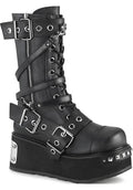 Demonia TRASHVILLE-250 [Black] - Front View